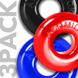 Oxballs Lot de 3 Cockrings Ringer Max 20 mm Multicolores